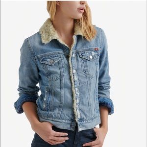 Lucky Brand Sherpa Lined Trucker Jacket